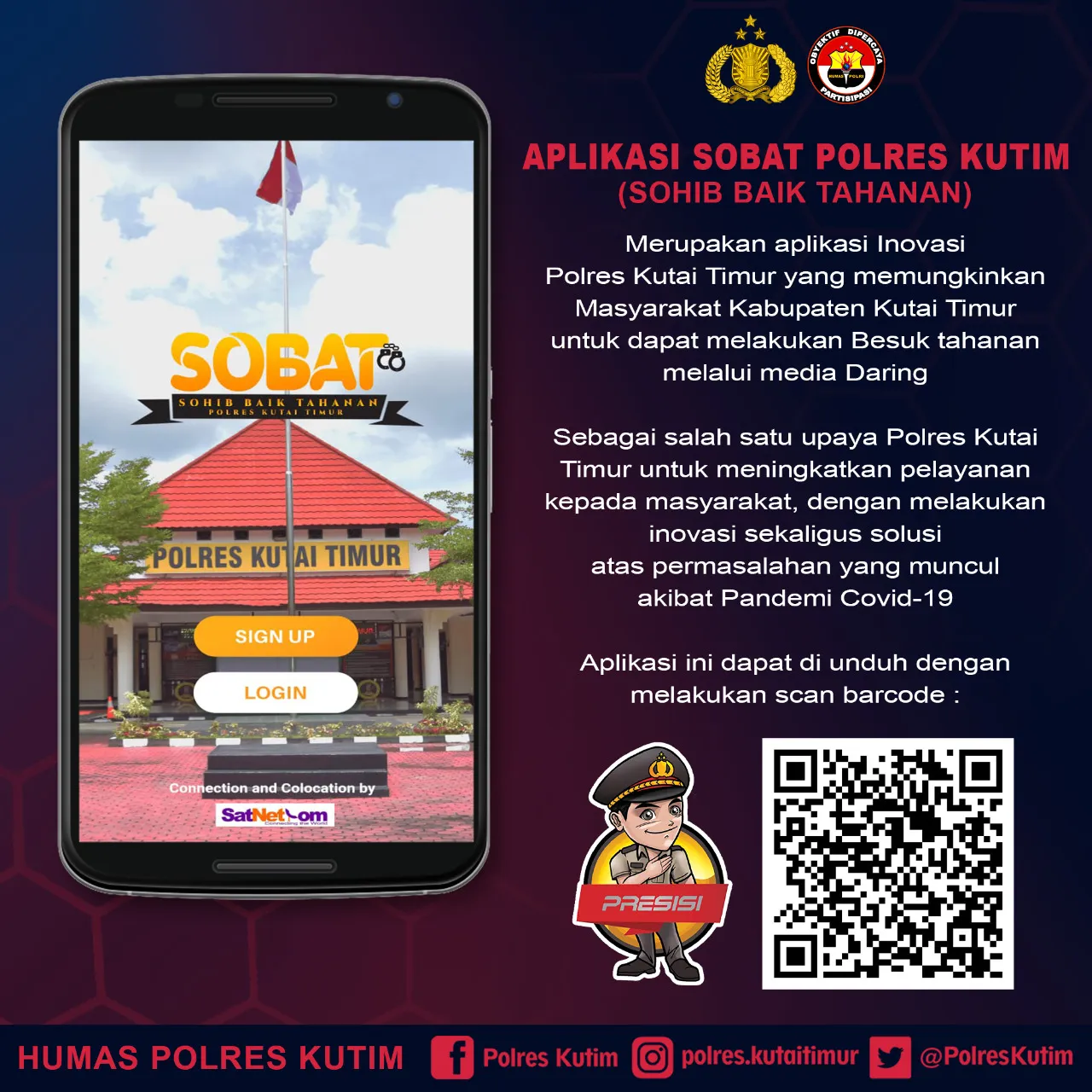 Scan Barcode Untuk Mendapatkan Aplikasi SOBAT