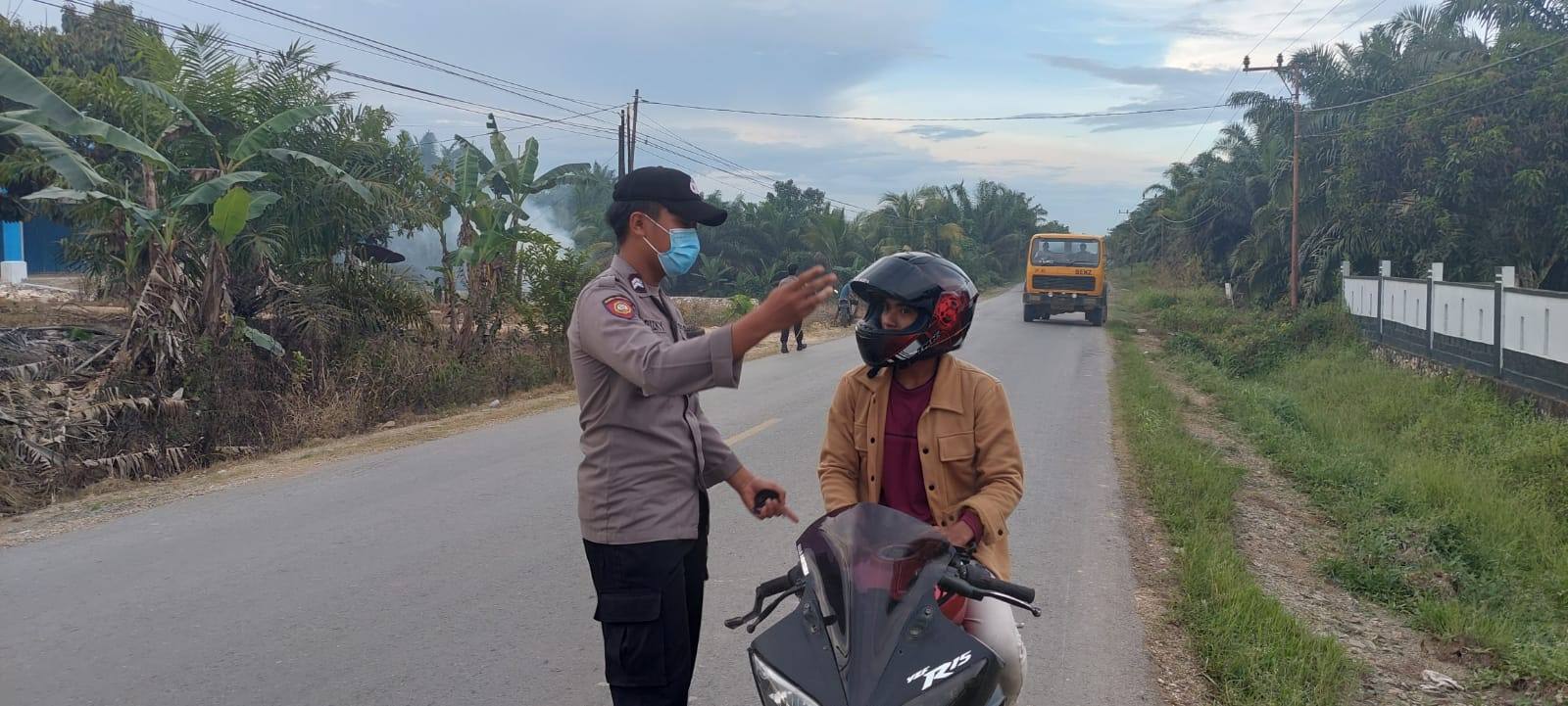 Polsek Kongbeng Amankan 23 Motor Dengan Knalpot Racing
